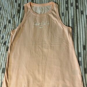 Nike Peach Sleeveless Top